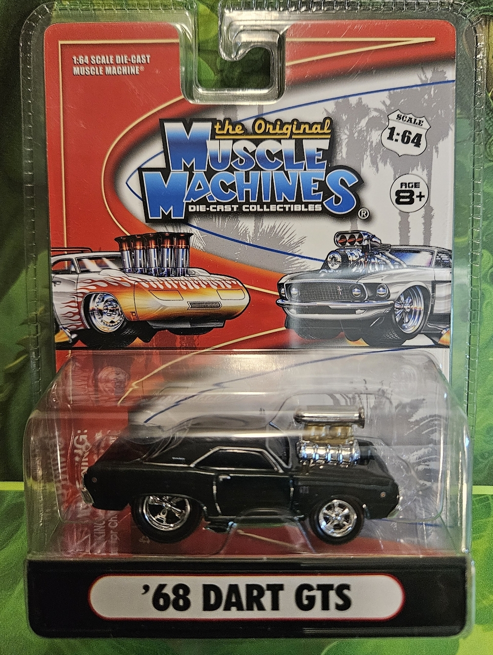 Vintage Muscle Machines'68 Dart GTS Die-Cast Car - Dark Green